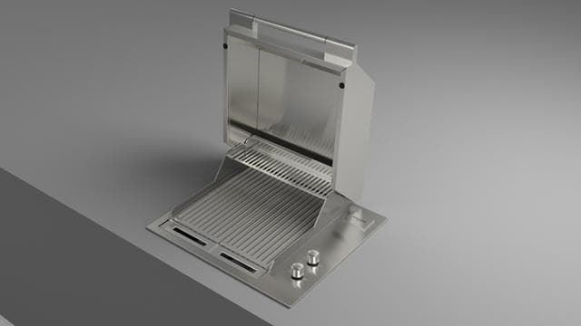 Barbacoa de gas Fulgor 60 inox - Imagen 7