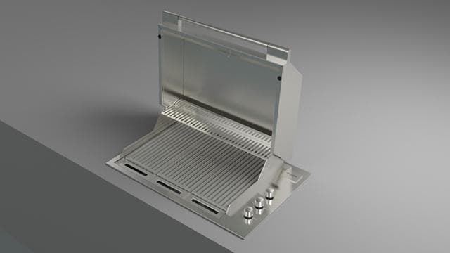 Barbacoa de gas Fulgor 80 inox - Imagen 8