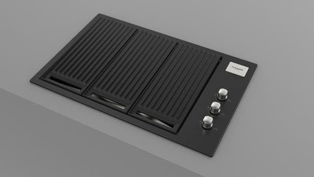 Barbacoa de gas Fulgor 80 negra - Imagen 2