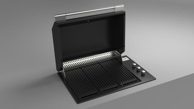 Barbacoa de gas Fulgor 80 negra - Imagen 5