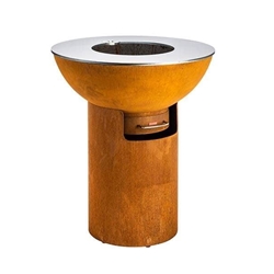 Barbacoa de leña y carbón Fiq M con columna L - Imagen 1