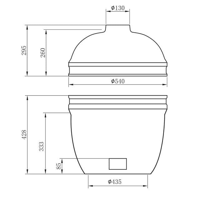 Barbacoa Kamado modelo Large 55 - Imagen 6