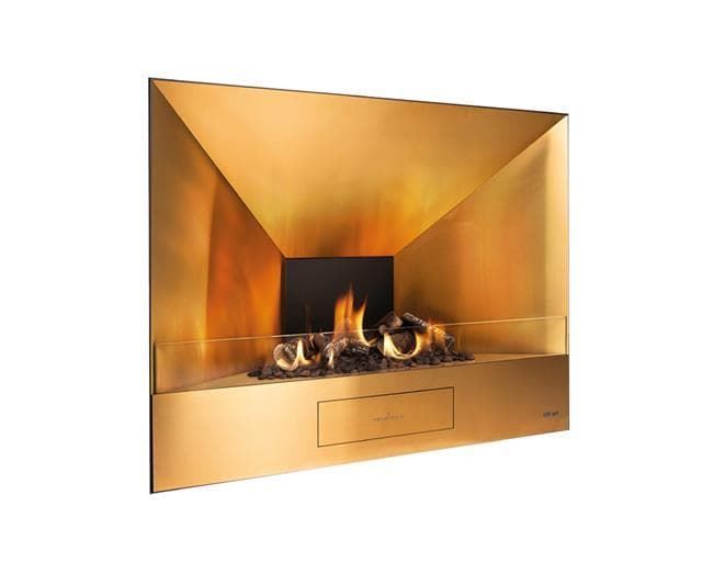 Chimenea bioetanol electrónico NeverDark Log de gasificación - Imagen 1