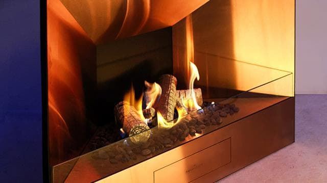 Chimenea bioetanol electrónico NeverDark Log de gasificación - Imagen 3