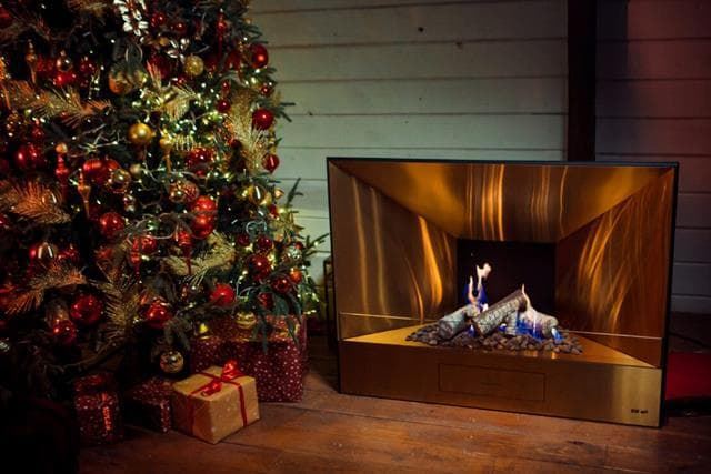 Chimenea bioetanol electrónico NeverDark Log de gasificación - Imagen 5