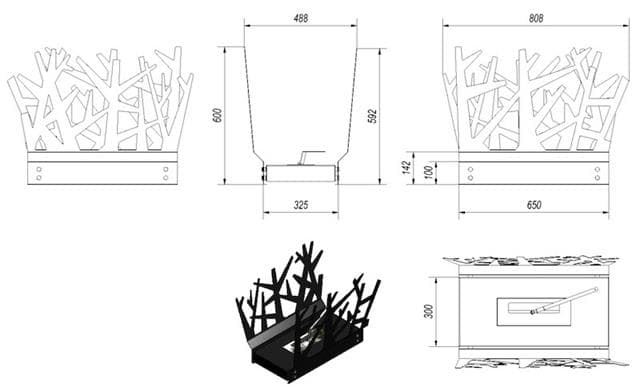 Chimenea de bioetanol Cordoba - Imagen 3