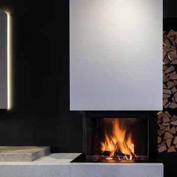 Chimenea de leña Argento 860 DC Premium (frontal y dos laterales) - Imagen 1