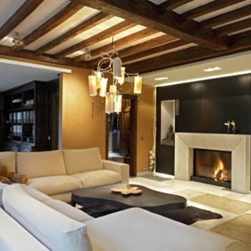 Chimenea de leña Luna Diamond 1150 V (frontal) - Imagen 1