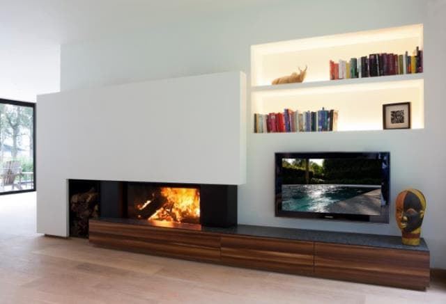 Chimenea de leña MDLD Luna Diamond 1000 H (frontal) - Imagen 1