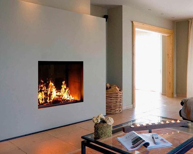 Chimenea de leña MDLD Luna Diamond 1000 V (frontal) - Imagen 1