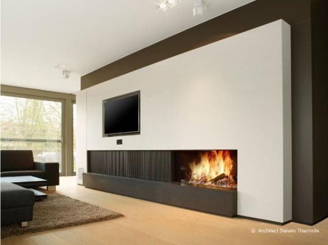 Chimenea de leña MDLD Luna Diamond 1150 H (frontal) - Imagen 1