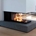 Chimenea de leña MDLD Luna Diamond 750 RD (Room Divider) - Imagen 1