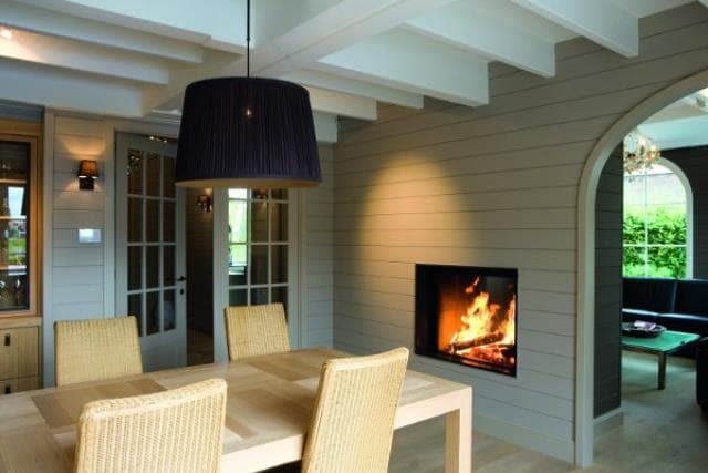 Chimenea de leña MDLD Luna Diamond 850 DV (doble cara) - Imagen 1