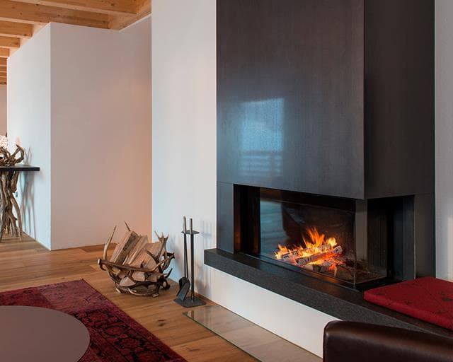Chimenea de leña MDLD Luna Diamond 900CL/CR (esquinero) - Imagen 1