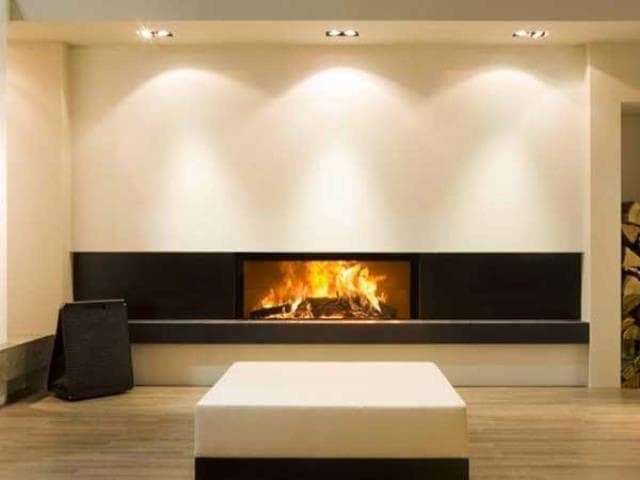 Chimenea de leña MDLD Luna Diamond Plus 1300 H (frontal) - Imagen 1