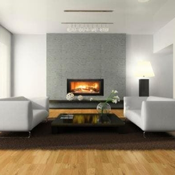 Chimenea de leña Venus 1000 v23 (frontal) - Imagen 1