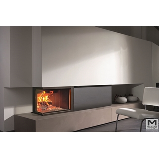 Chimenea de leña Venus 530 v23 2 caras (esquinero) - Imagen 1