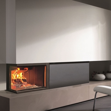 Chimenea de leña Venus 530 v23 2 caras (esquinero) - Imagen 1