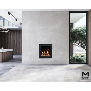 Chimenea de leña Venus 530 v23 frontal - Imagen 1