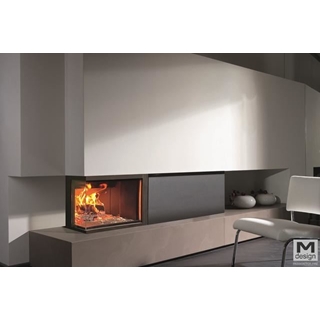 Chimenea de leña Venus 850 v23 2 caras (esquinero) - Imagen 1