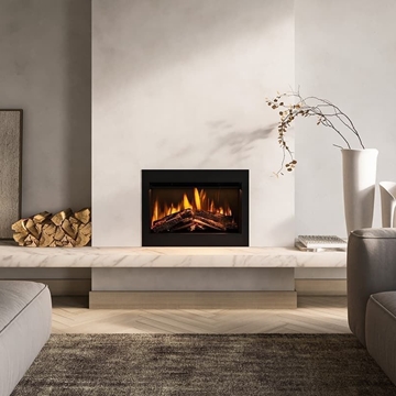 Chimenea eléctrica British Fires Ashlett con Deluxe Real Logs - Imagen 1