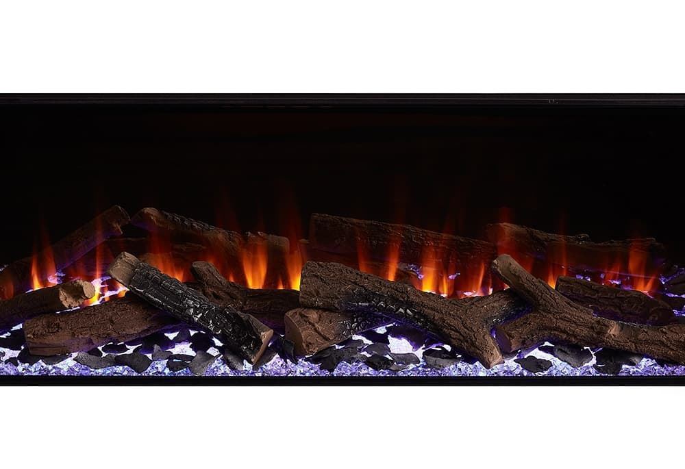 Chimenea eléctrica British Fires New Forest 1200 con leños simulados - Imagen 3