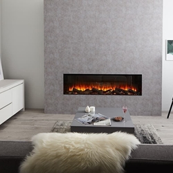 Chimenea eléctrica British Fires New Forest 1600 con leños simulados - Imagen 1