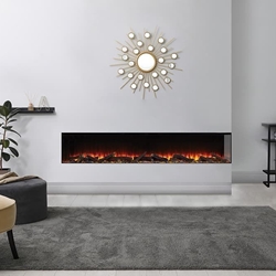 Chimenea eléctrica British Fires New Forest 2400 con Deluxe Real Logs - Imagen 1