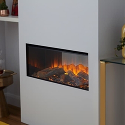 Chimenea eléctrica British Fires New Forest 870 con Deluxe Real Logs - Imagen 2