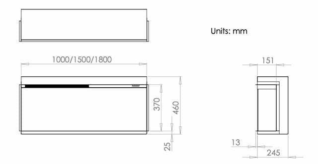 Chimenea eléctrica Charlton&Jenrick Go Eco MW 100 - Imagen 4