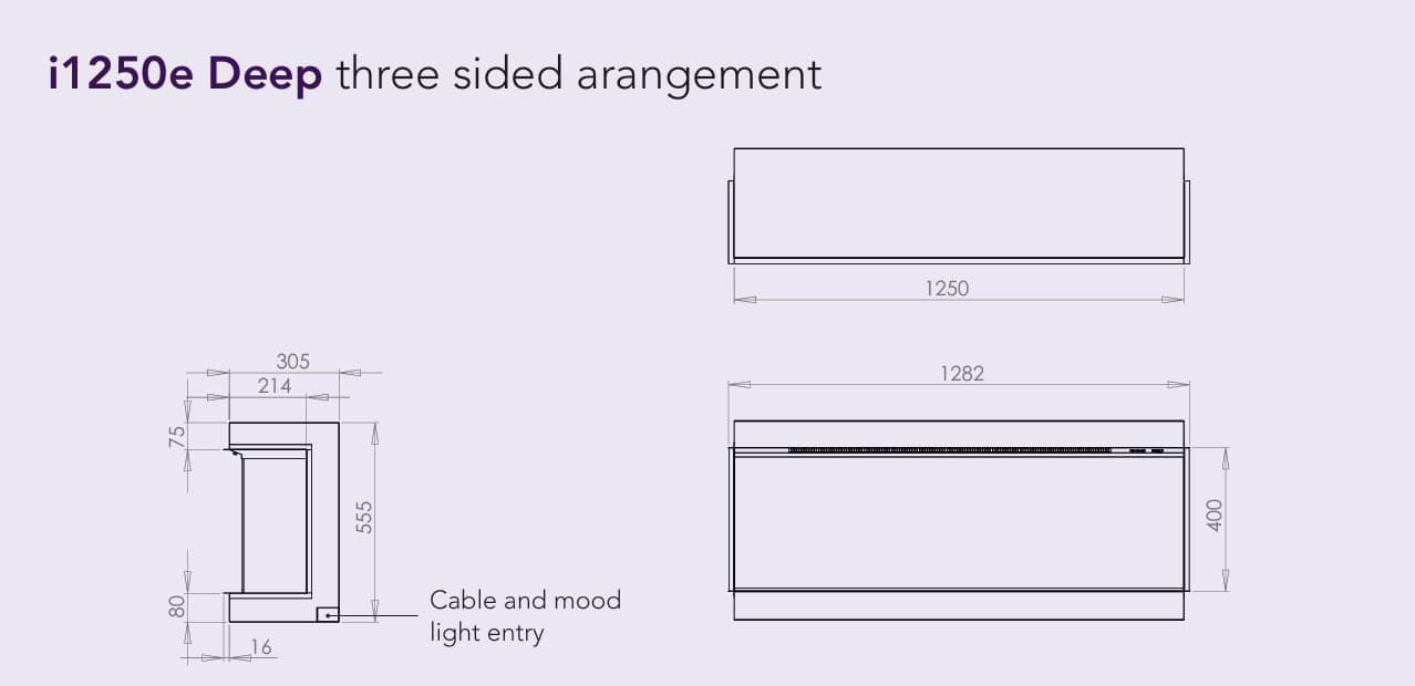 Chimenea eléctrica Charlton&Jenrick i1250E Deep Smart App - Imagen 4