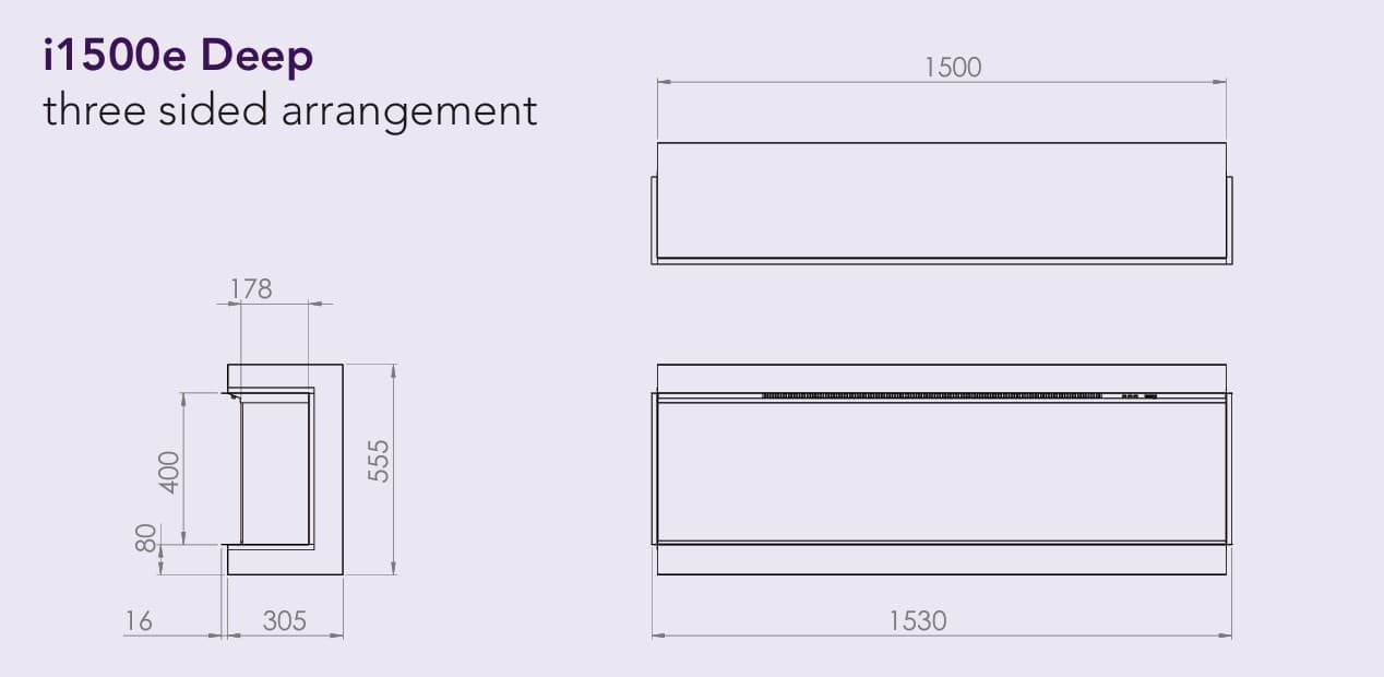 Chimenea eléctrica Charlton&Jenrick i1500E Deep Smart App - Imagen 4