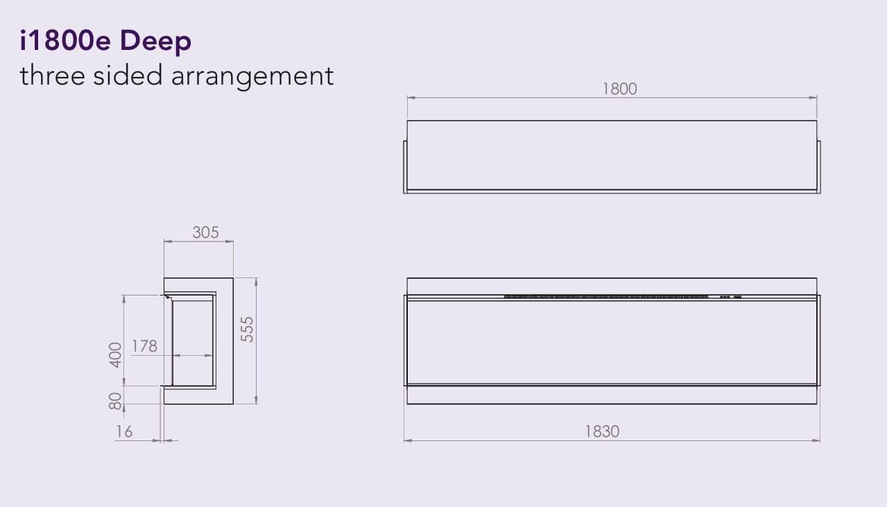 Chimenea eléctrica Charlton&Jenrick i1800E Deep Smart App - Imagen 4