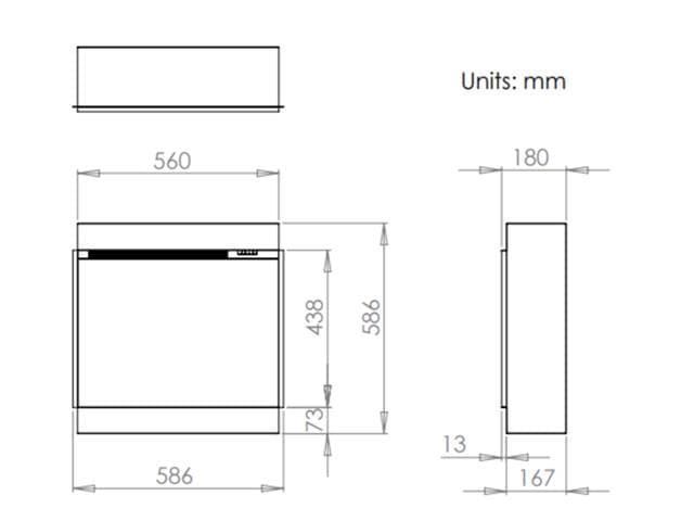 Chimenea eléctrica Charlton&Jenrick i560E Slim Smart App - Imagen 4