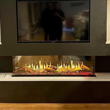 Chimenea eléctrica Charlton&Jenrick Luminosa 150 Ultra Flame - Imagen 2