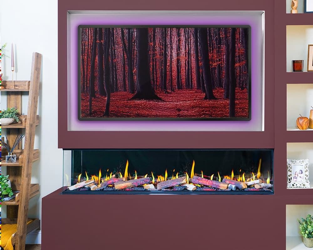 Chimenea eléctrica Charlton&Jenrick Luminosa 185 Ultra Flame - Imagen 1