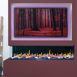 Chimenea eléctrica Charlton&Jenrick Luminosa 185 Ultra Flame - Imagen 1