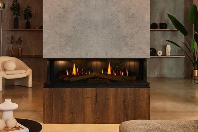 Chimenea eléctrica Faber Dimplex Holo Vista 130 III doble corner - Imagen 9