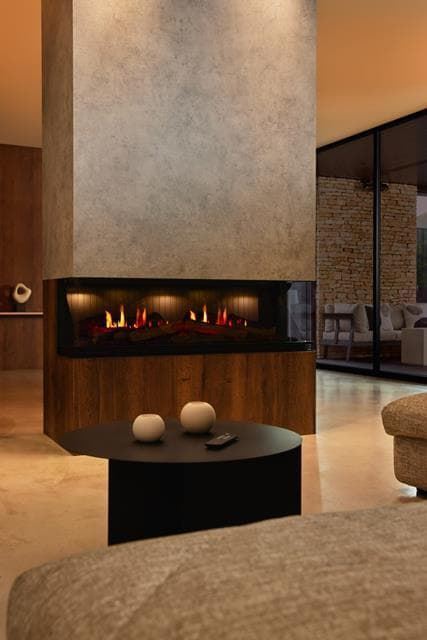Chimenea eléctrica Faber Dimplex Holo Vista 130 III doble corner - Imagen 10