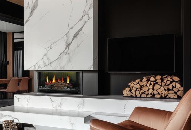 Chimenea eléctrica Faber Dimplex Holo Vista 70 I frontal - Imagen 8