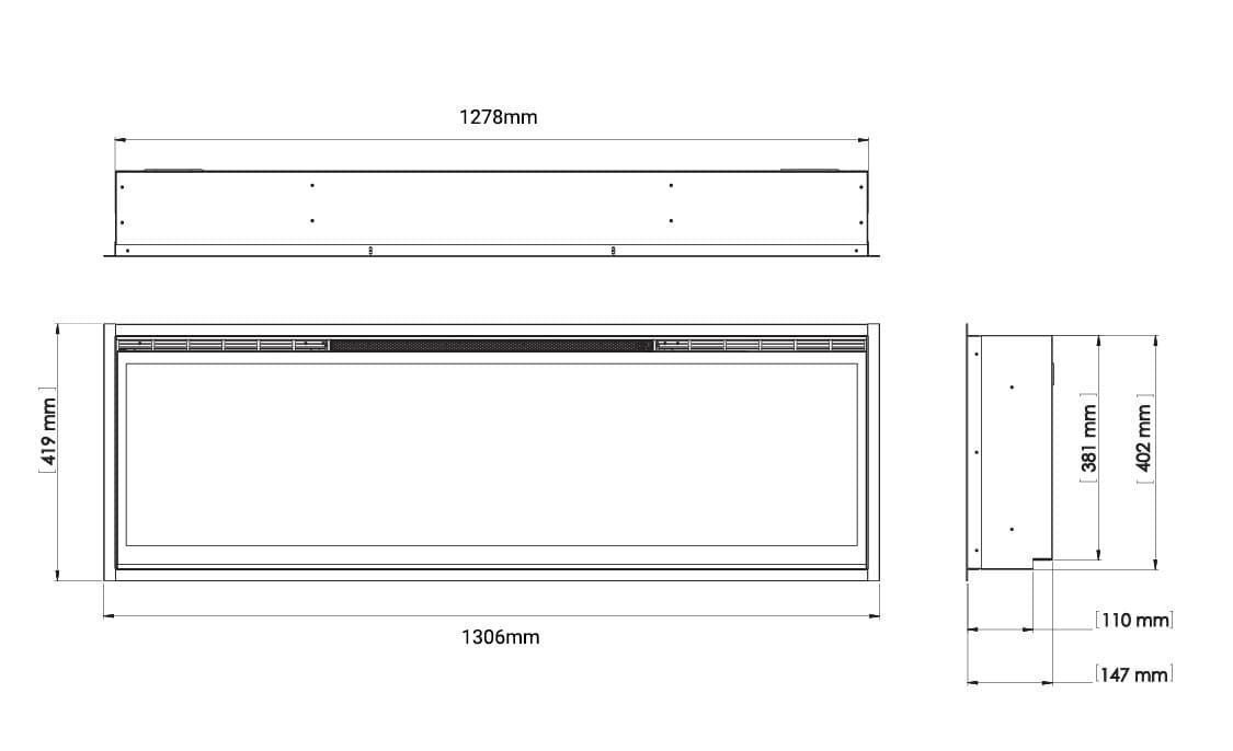 Chimenea eléctrica Faber Dimplex Night Evolve 13 - Imagen 3