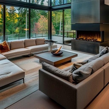 Chimenea eléctrica Faber Dimplex Night Ultra 74 - Imagen 2