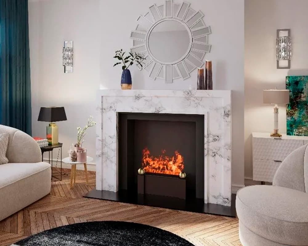 Chimenea eléctrica vapor Afire Gatsby - Imagen 5