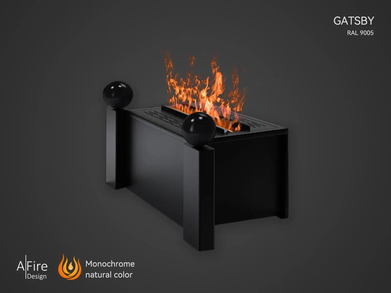 Chimenea eléctrica vapor Afire Gatsby - Imagen 7