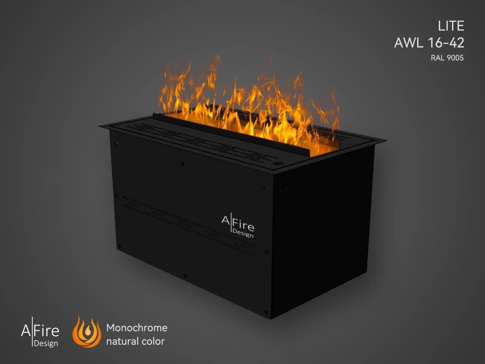 Chimenea eléctrica vapor Afire LITE AWL 16-42 - Imagen 2