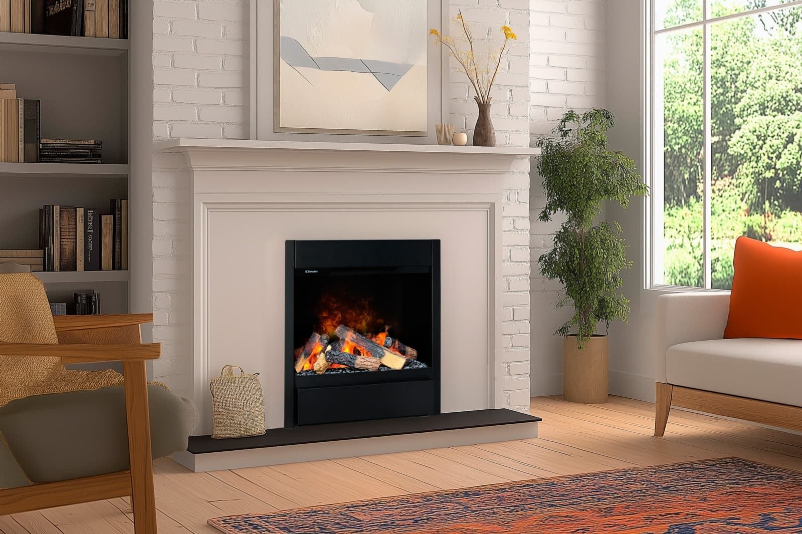 Chimenea eléctrica vapor Faber Dimplex Albany - Imagen 2