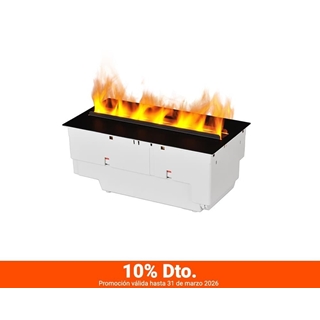 Chimenea eléctrica vapor Faber Dimplex Cassette Vapor 400/600 NH LED, sin efecto leños - Imagen 1