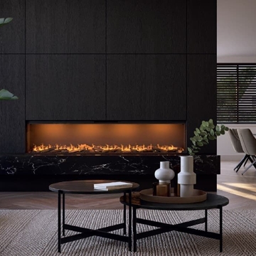 Chimenea eléctrica vapor Faber Dimplex Sensación E-Slim Linear 2200/450 I (Frontal) - Imagen 1