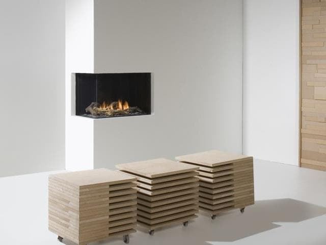 Chimenea gas Faber Duet M Smart (Esquinera) - Imagen 1