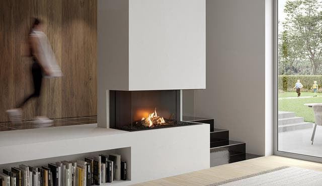 Chimenea gas Faber Matrix Hybrid 1050/500 III (Doble Corner) - Imagen 1